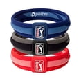 thumbnail image 1 of Phiten PGA TOUR Titanium Bracelet X30-(6.75")-Red, 1 of 1