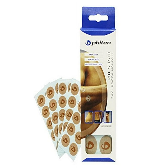 Phiten Power Tape Titanium Discs 70 Count