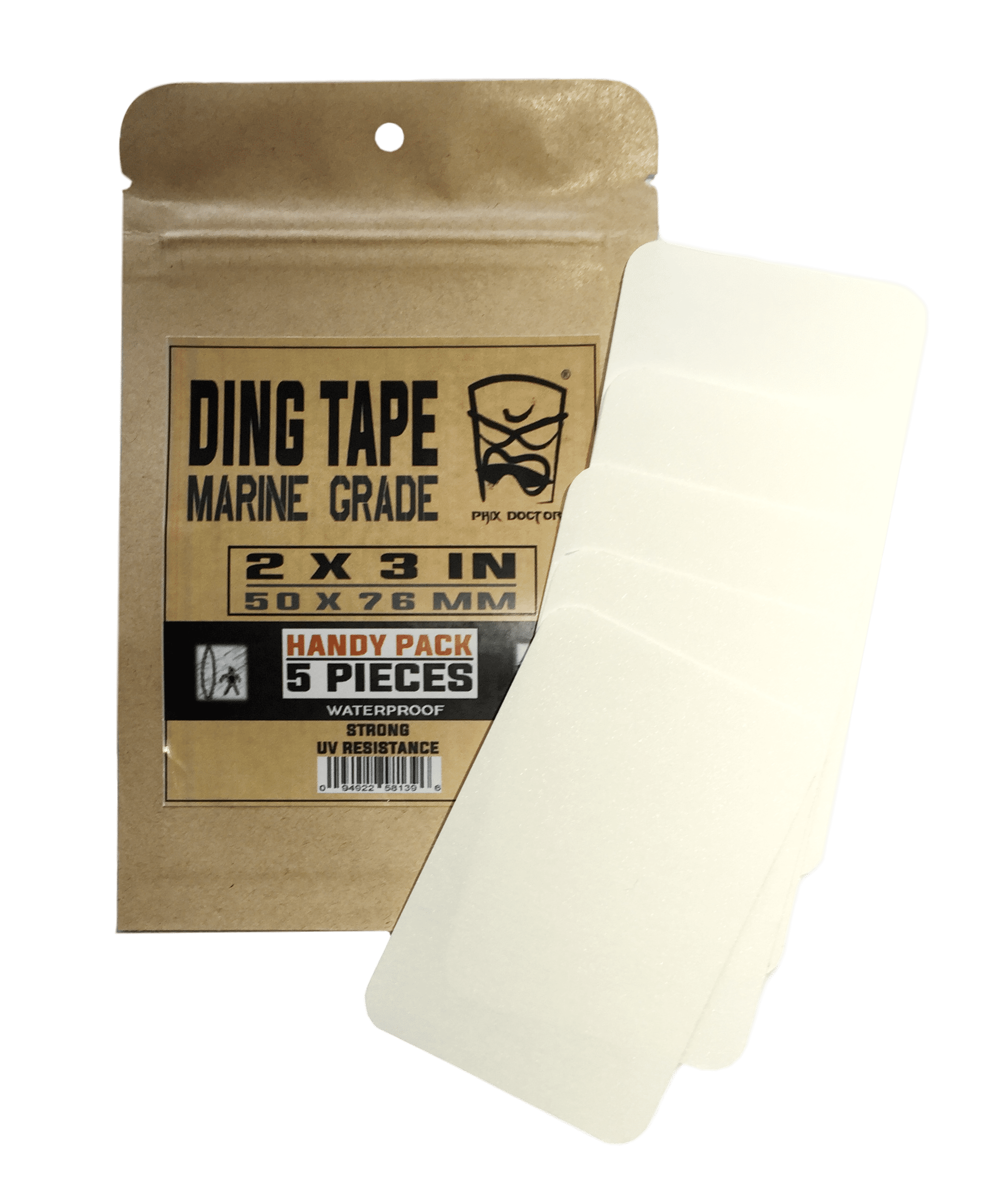 Phix Doctor Surfboard Instant Patch Ding Repair Tape 2x3