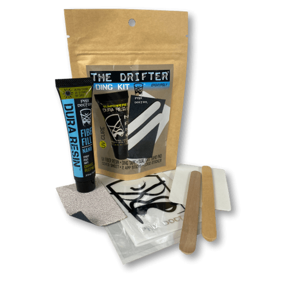 Phix Doctor The Drifter Travel Ding Surfboard Resin Polyester Epoxy Kit