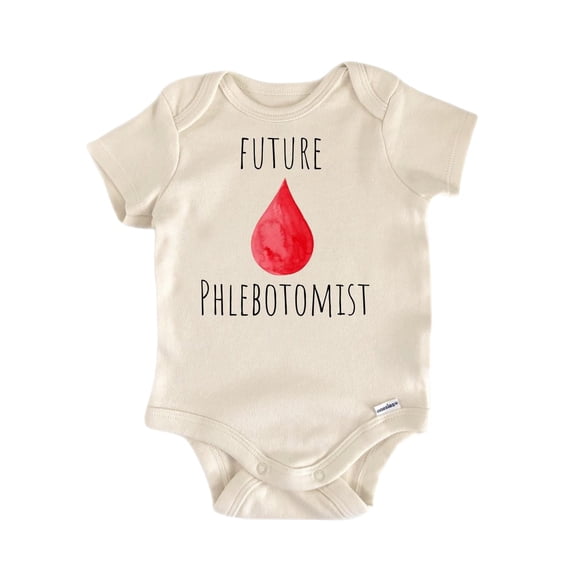 Phlebotomist Blood Dr Newborn Baby Bodysuit