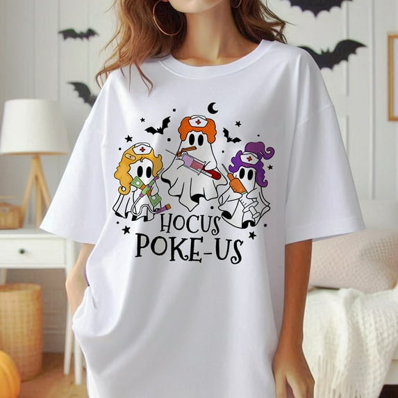 Phlebotomist Halloween Shirt, Medical Lab Tech Halloween Shirt, ER Crew Shirt, Spooky Health Professional Shirt, Retro Shirt, Hocus Poke-us Shirt