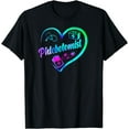 thumbnail image 1 of Phlebotomist Tech Technician Heart Watercolor T-Shirt, 1 of 3