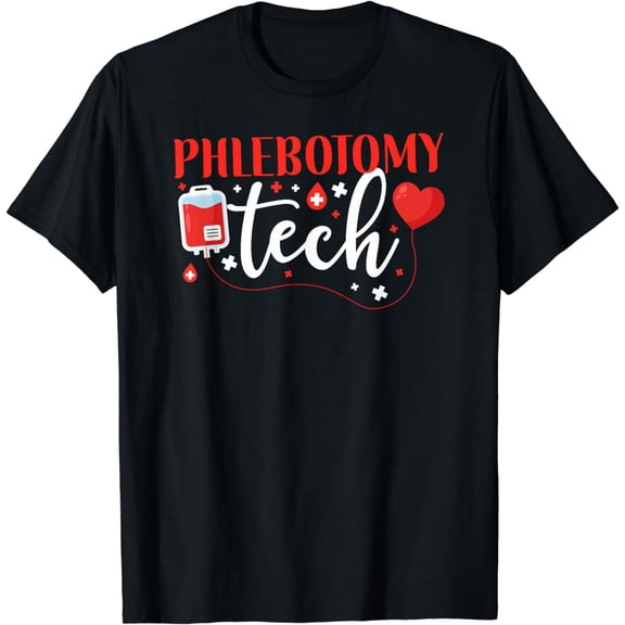 Phlebotomist Tech Technician T-Shirt