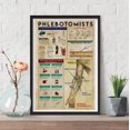 thumbnail image 1 of Phlebotomists Knowledge Poster Veins Of The Arm Retro Poster Room Office Clinic Hospital Wall Decor Unframed, 1 of 4