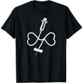 thumbnail image 1 of Phlebotomy Butterfly Needle Heart Forever Love Infinity Gift T-Shirt, 1 of 3