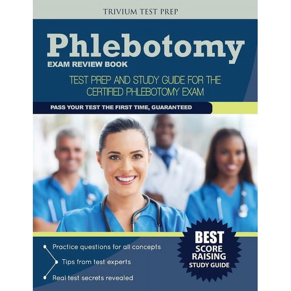 Pre-Owned Phlebotomy Exam Review Book: Test Prep and Study Guide for the Certified Phlebotomy Exam