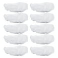 Phlegsive 10 White Mesh Chef Hats Adjustable Hair Nets for Kitchen