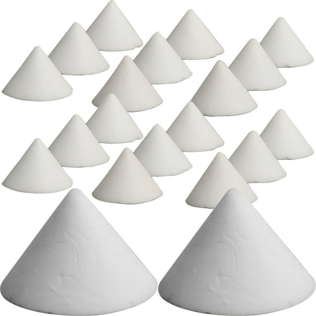 Phlegsive 20 Ceramic Refractory Support Nails for Pottery Kiln DIY