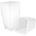 Phlegsive 20pcs 3 Inch Plastic Flower Pots for Outdoor Plants