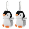 thumbnail image 1 of Phlegsive 2pcs Plush Penguin Keychain Penguin Stuffed Animal pendant bag decoration Stuffed Penguin Hanging Charm, 1 of 5