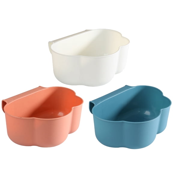 Phlegsive 3pcs Hanging Kitchen Cabinet Door Trash Holder