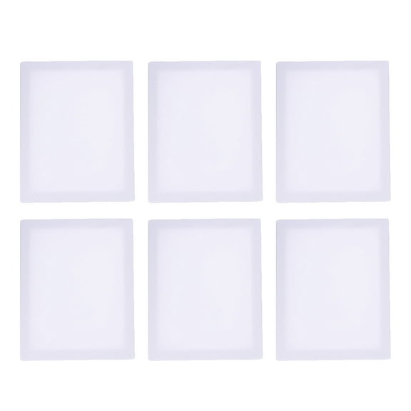 Phlegsive 6 White Blank Canvas Panels for Painting 25x30