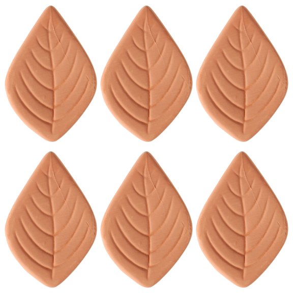 Phlegsive 6pcs Sugar Saver Leaf Terracotta Sugar Keeper and Softener Sugar Reusable Saver