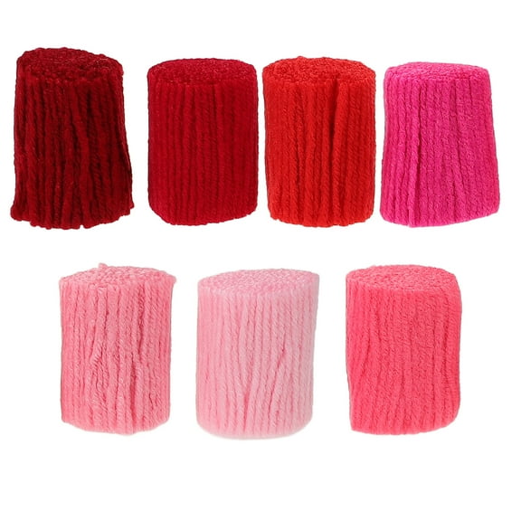 7Pcs Handmade Craft Sewing Knitting Yarn Crochet Hooks for Rug Yarn Supply