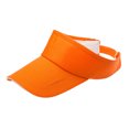thumbnail image 1 of Phlegsive Blank Sun Visors Adjustable Sports Sun Hat for Travel Exercises(Orange), 1 of 5