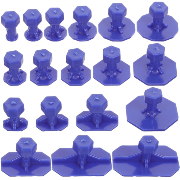 YUYUETIME Car Dent Puller and Trim Removal Kit, Blue Plastic, No Trace 1Set