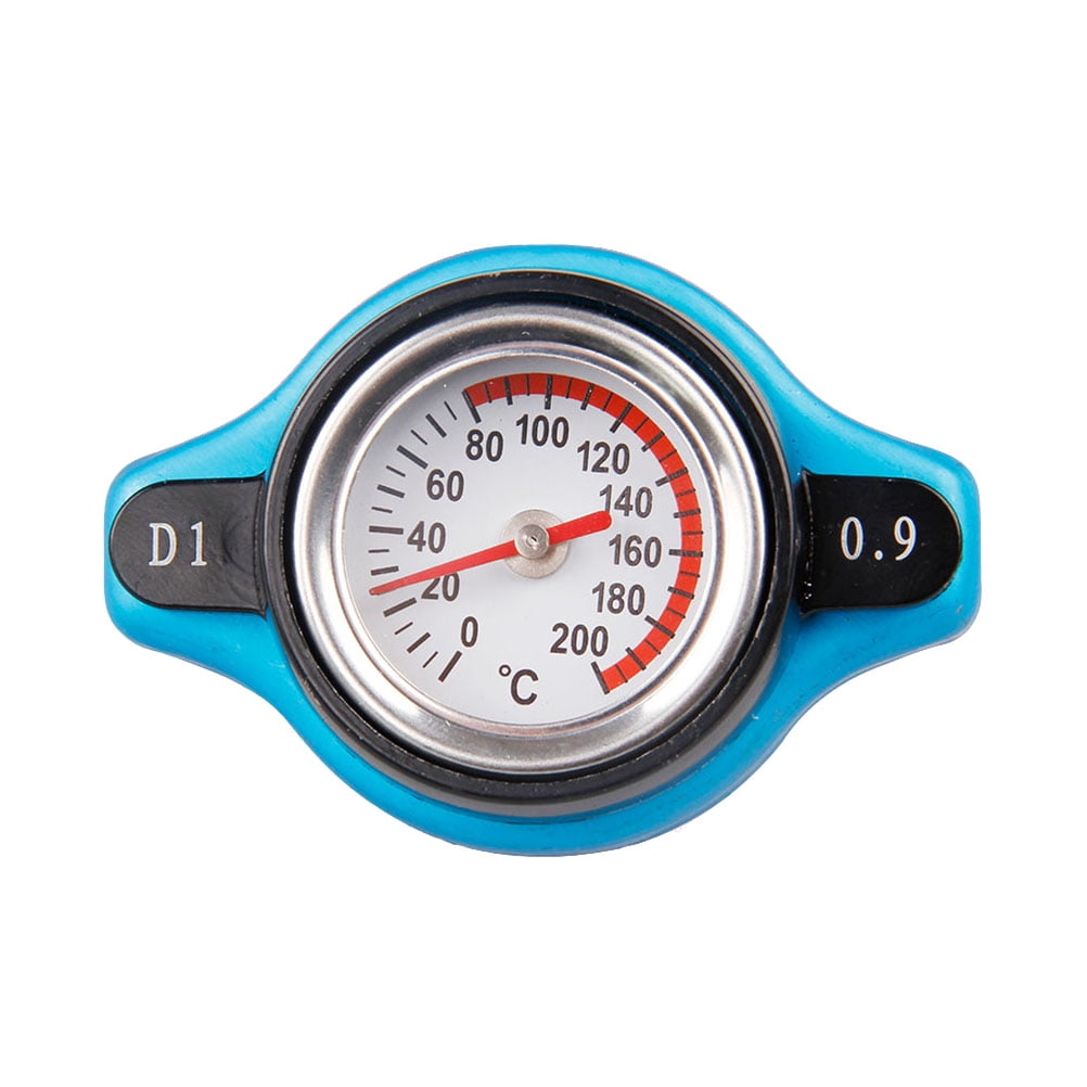 Phlegsive Car Water Tank Cover with Water Temperature Gauge Thermometer