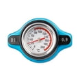Phlegsive Car Water Tank Cover with Water Temperature Gauge Thermometer