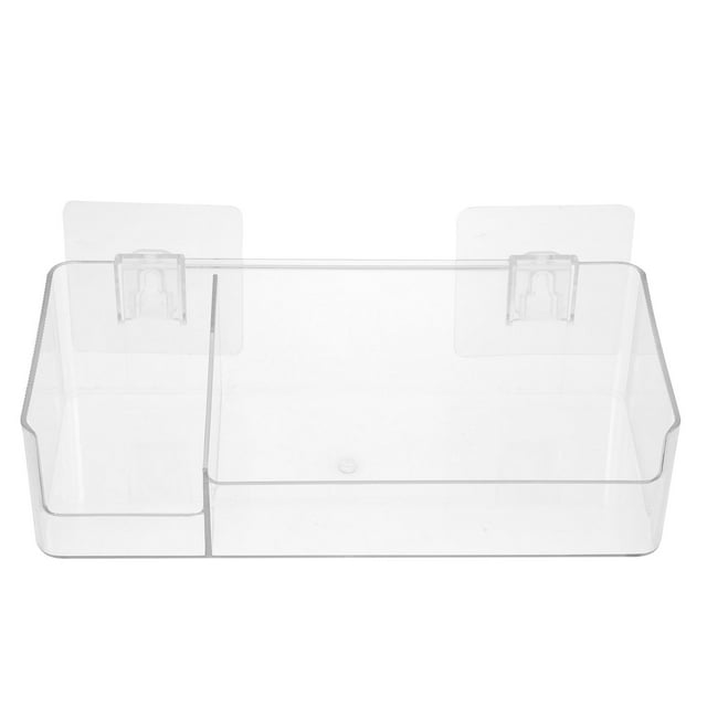 Phlegsive Clear Plastic Fridge Organizer with Suction Cups Kitchen