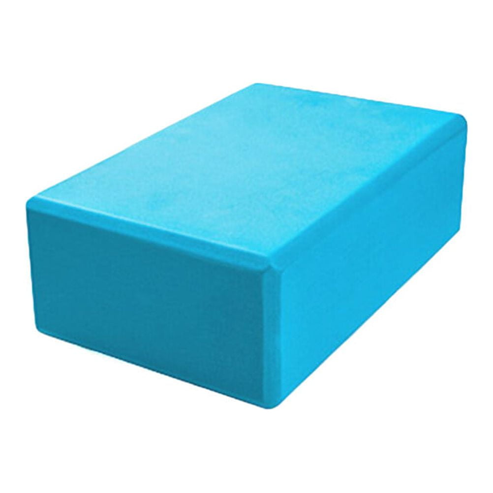 Phlegsive Cork Yoga Block High Density Foam Lightweight Bricks (Blue