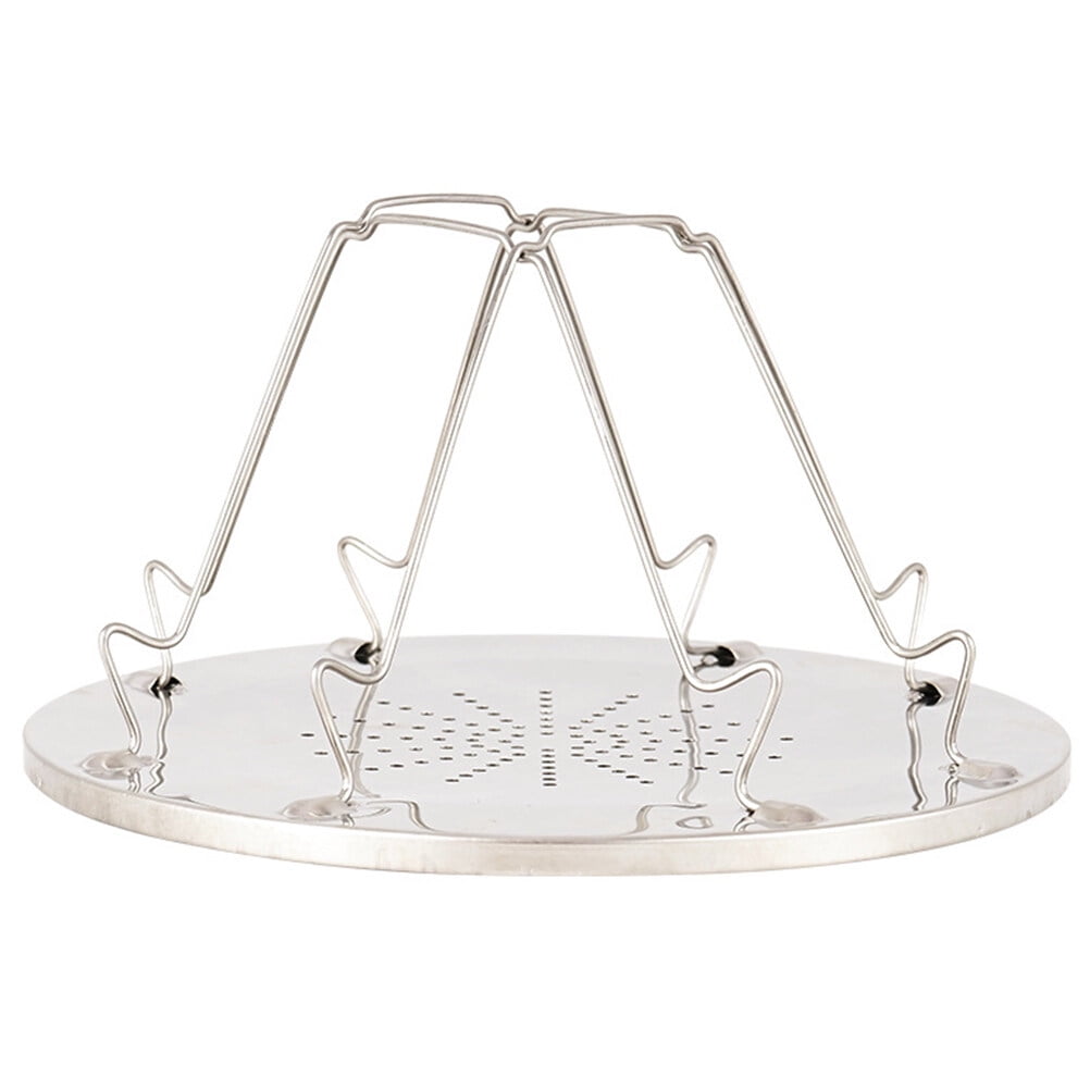 Phlegsive Foldable 4 Slice Camp Stove Toaster Rack