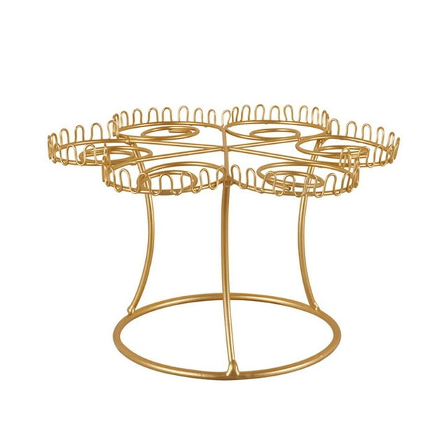 Phlegsive Ice Cream Cone Holder 6 Hole Waffle Display Stand for Sweets