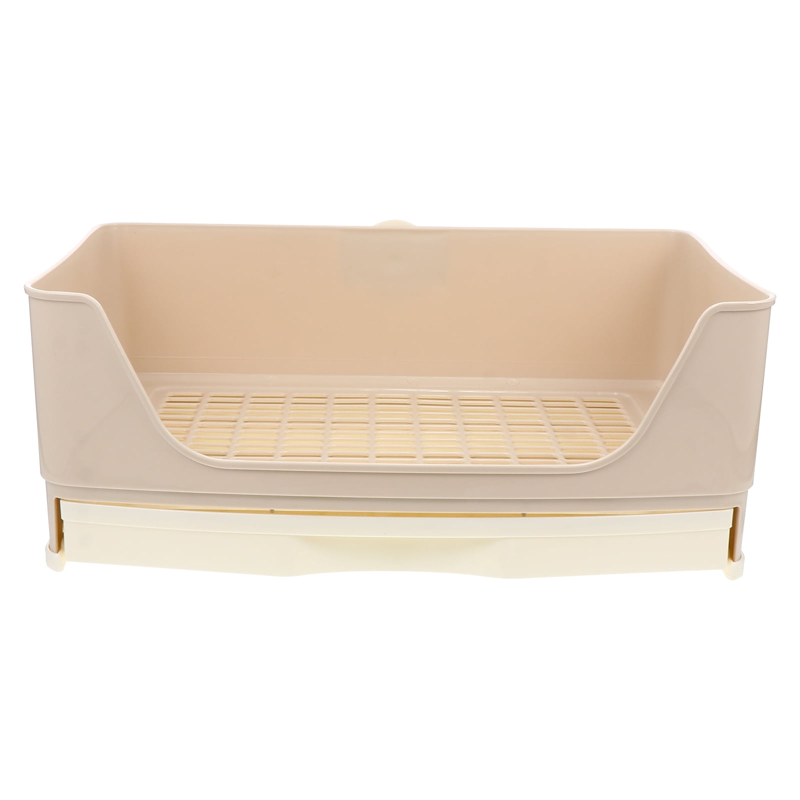 Phlegsive Rabbit Potty Corner Tray with Drawer for Small Pets