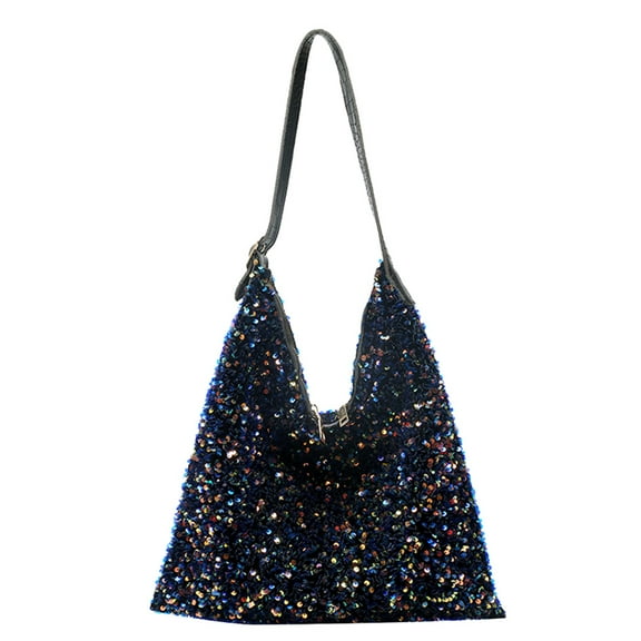 Phlegsive Sequin Shoulder Bag for Women - Stylish Glitter Storage (1pc)