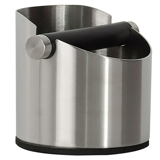 Phlegsive Stainless Steel Espresso Knock Box for Coffee Grounds