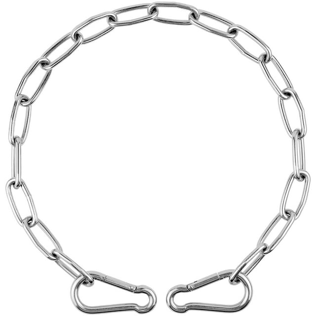 Phlegsive Stainless Steel Gate Latch Chain Lock for Metal/Wooden Fences