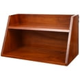 Phlegsive Wooden Desktop Storage Rack 2layer Shelf Office Organizer