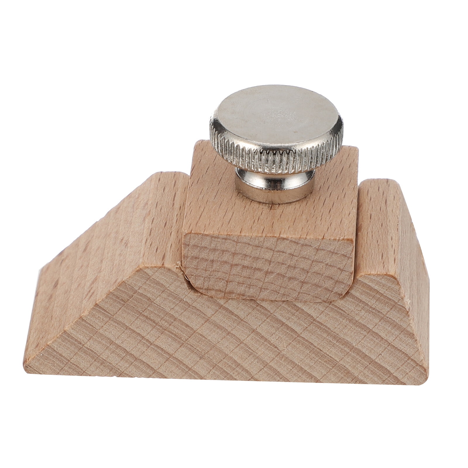 KVMORZE 3-Piece Wooden Sanding Block Set - Square, Bevel, Wedge For Leather Edge Polishing