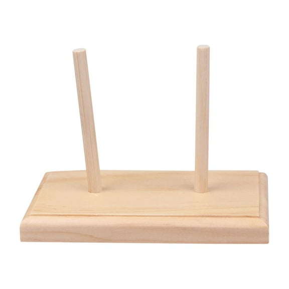 Phlegsive Wooden Thread Spool Embroidery Thread Rack - Sewing Beading Organizer