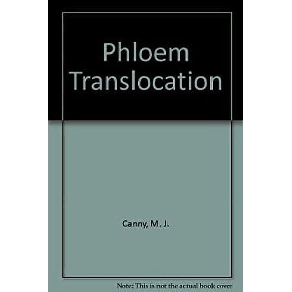 Pre-Owned Phloem Translocation 9780521200479