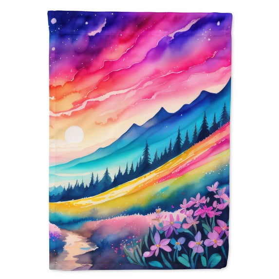 Phlox in Color House Flag 28 in x 40 in