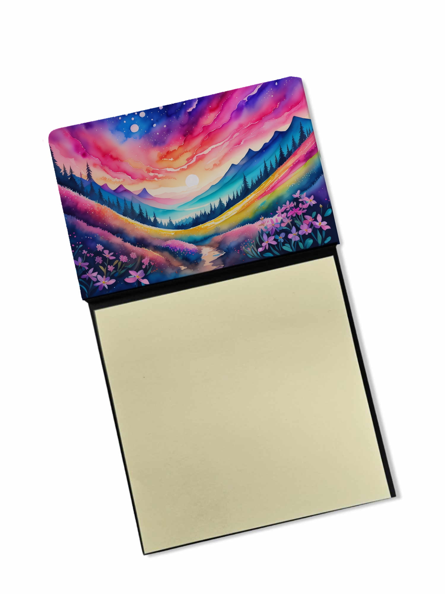 Phlox in Color Sticky Note Holder 3.25 in x 5.25 in
