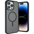 thumbnail image 1 of Phmnkl Designed for iPhone 14 Pro Max Case, Compatible with MagSafe Case Matte, Magnetic Case Cover for iPhone 14 Pro Max 6.7in, Drop Tested Shockproof, Anti-Scratch, Anti-Oil, Anti-Fingerprint, 1 of 7