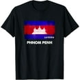 thumbnail image 1 of Phnom Penh Cambodia Shirt T-ShirtMen and women, Black T-shirt, size: Extra large, 1 of 4