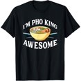 thumbnail image 1 of Pho King Chef Asian Food Puns Pho Soup Vietnamese Noodles T-Shirt, 1 of 4