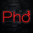 thumbnail image 1 of Pho LED Neon Sign 19"L x 9"H #33313, 1 of 4