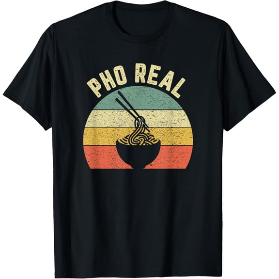 Pho Noodles Shirt Vietnamese Food Funny Chef Soup Pho Real T-Shirt