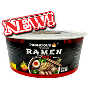 PhoLicious Spicy BEEF Premium Ramen, Instant, 4 Pack / 4.19 Ounce Bowls, Fresh Ingredients