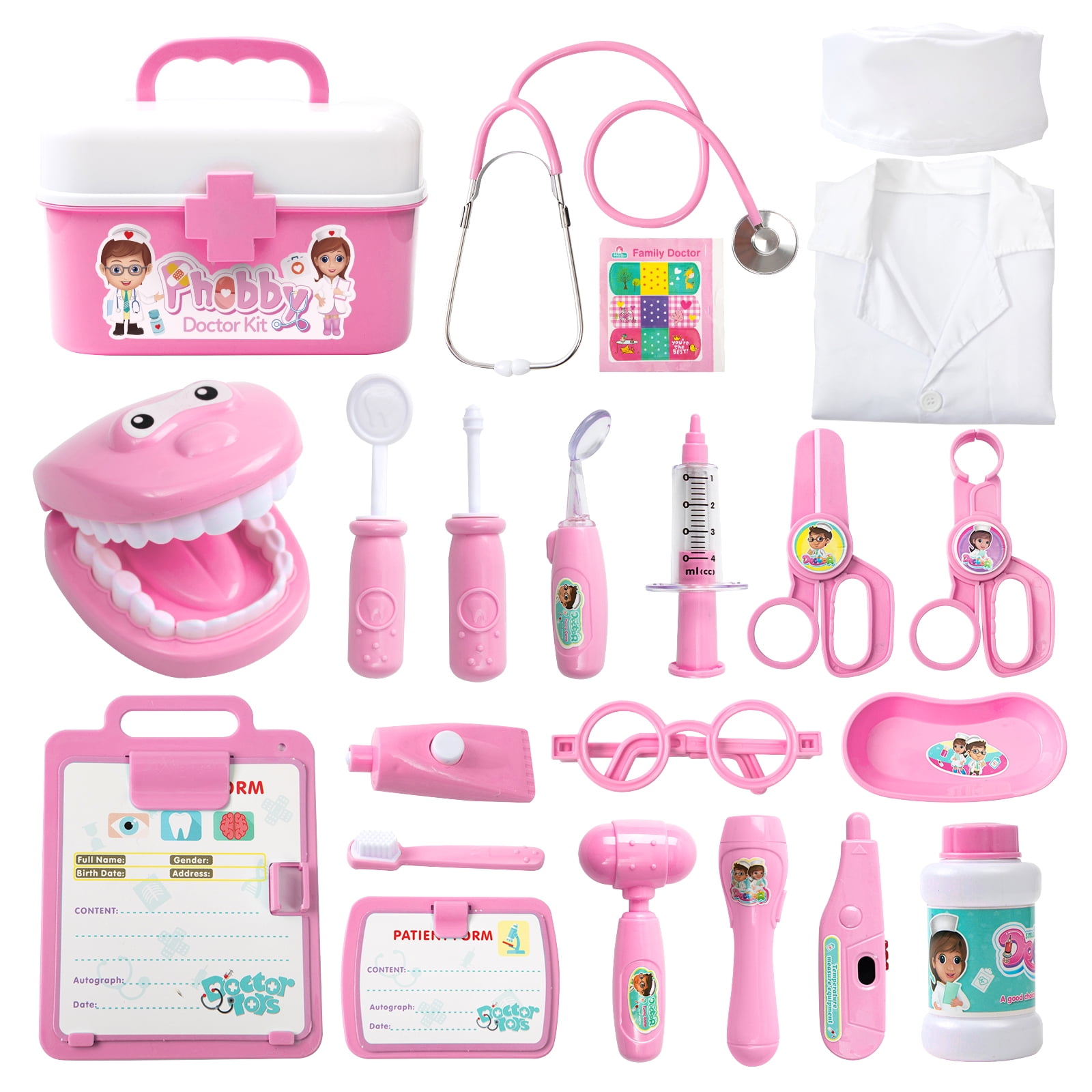 Phobby Doctor Kit for Kids with Real Stethoscope Mozambique Ubuy
