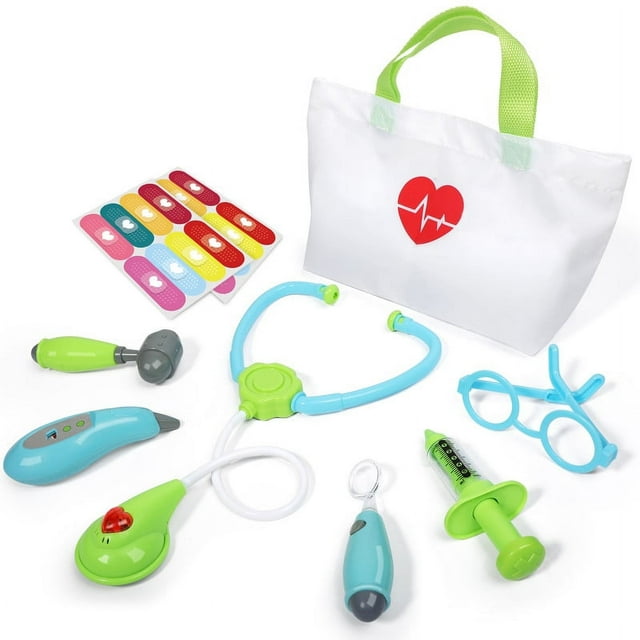 Phobby Kids Doctor Kit, 9 Pieces Kids Doctor Playset with Medical ...