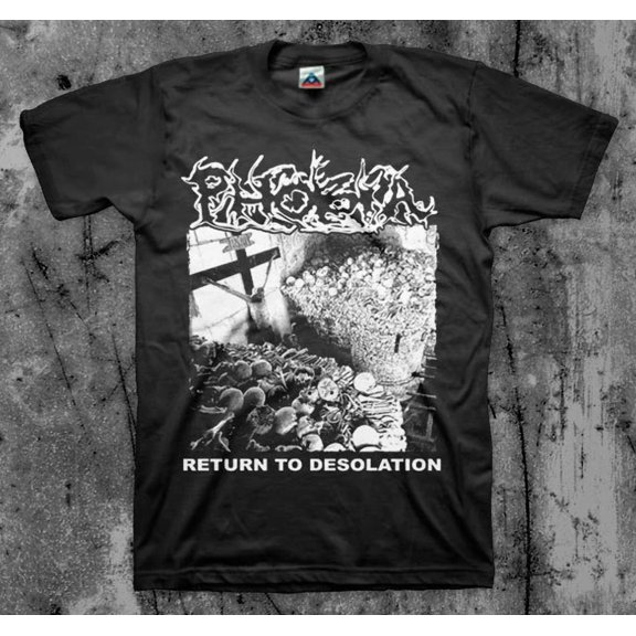 Phobia 'Return To Desolation' T shirt B/W
