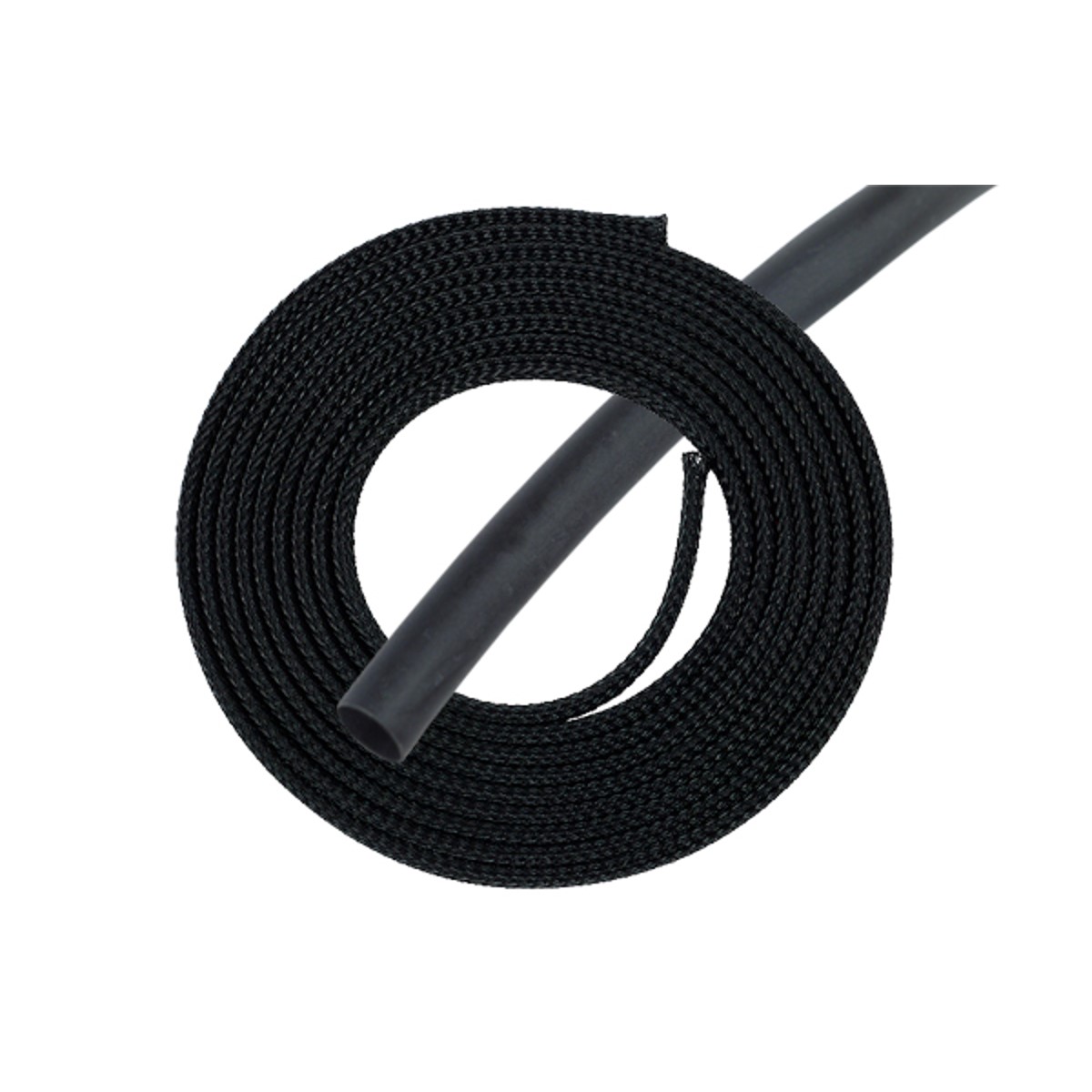 Phobya Simple Sleeve Kit 10mm (3/8") with Heat Shrink, 2 meter, Black - image 1 of 3
