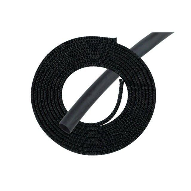 Phobya Simple Sleeve Kit 10mm (3/8") with Heat Shrink, 2 meter, Black