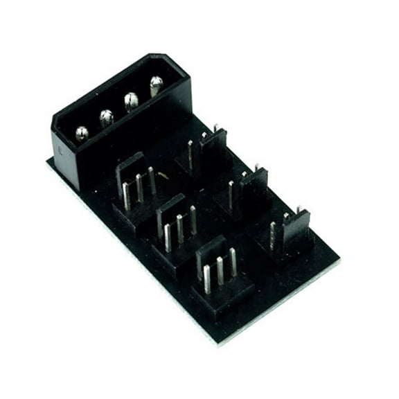 Phobya Splitter PCB, 4-Pin Molex to 6x 3-Pin
