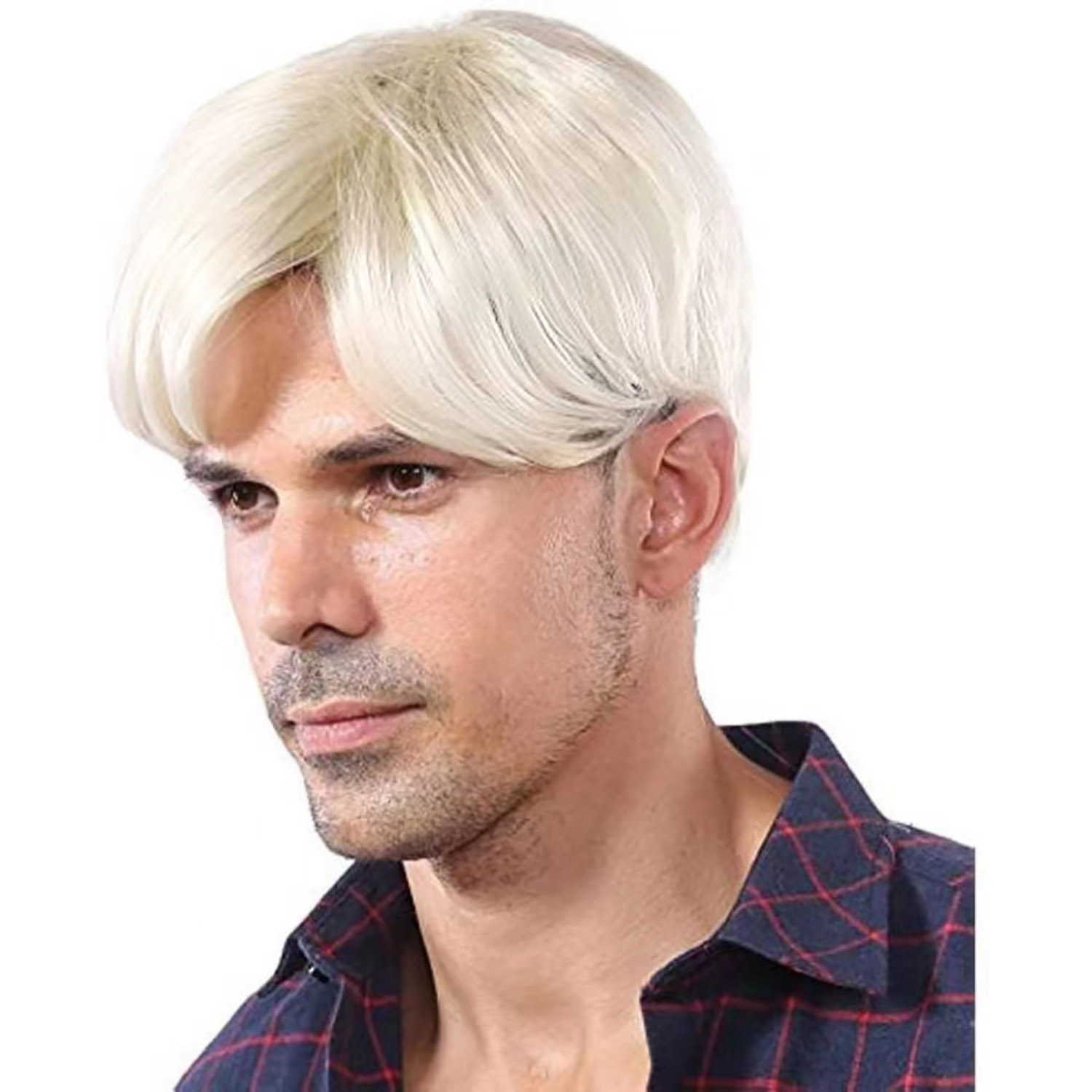 Phocas Mens Wig Ken Wig Short Blonde Wigs for Men Layered Synthetic